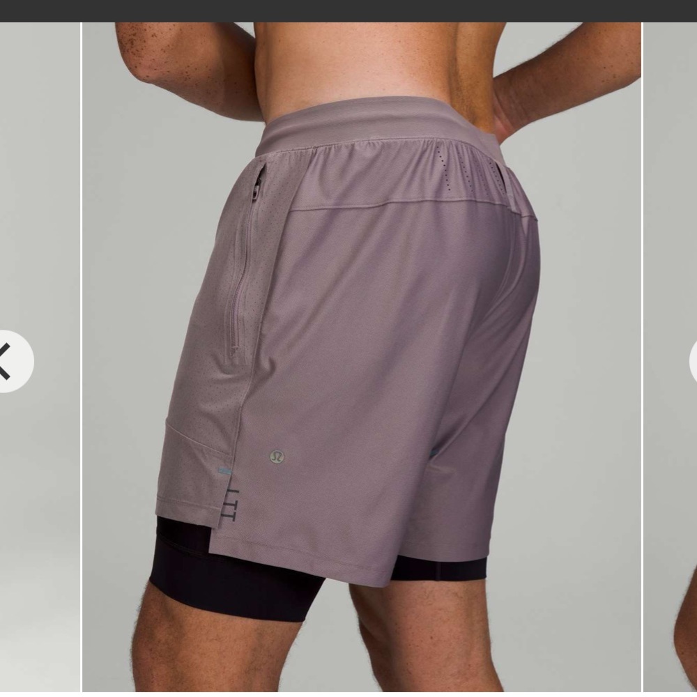 Lululemon License to Train Shorts 5 inch Lined Lunar Rock